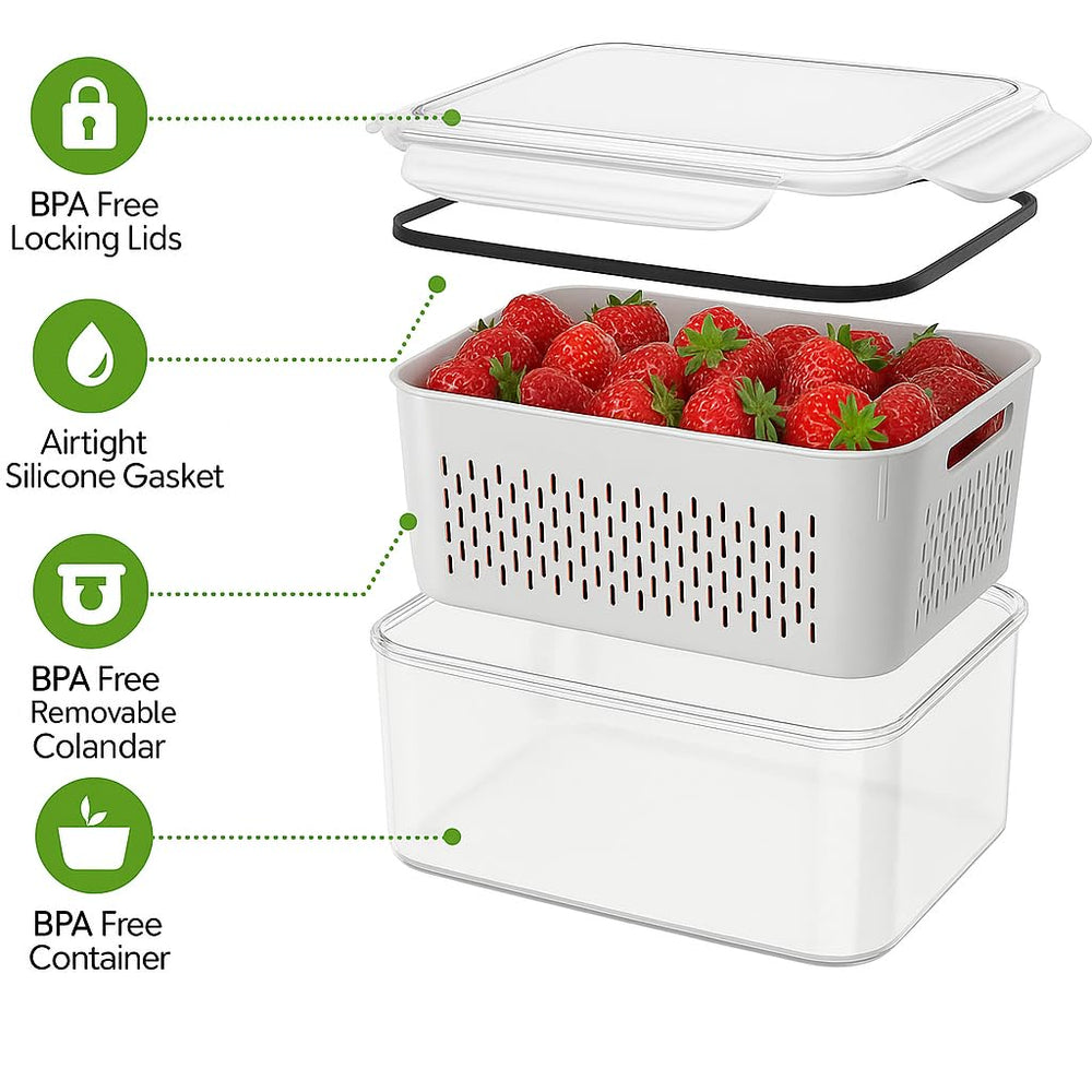 BreezyHome frozen vegetables stored flat for long-term freshness and space savings
