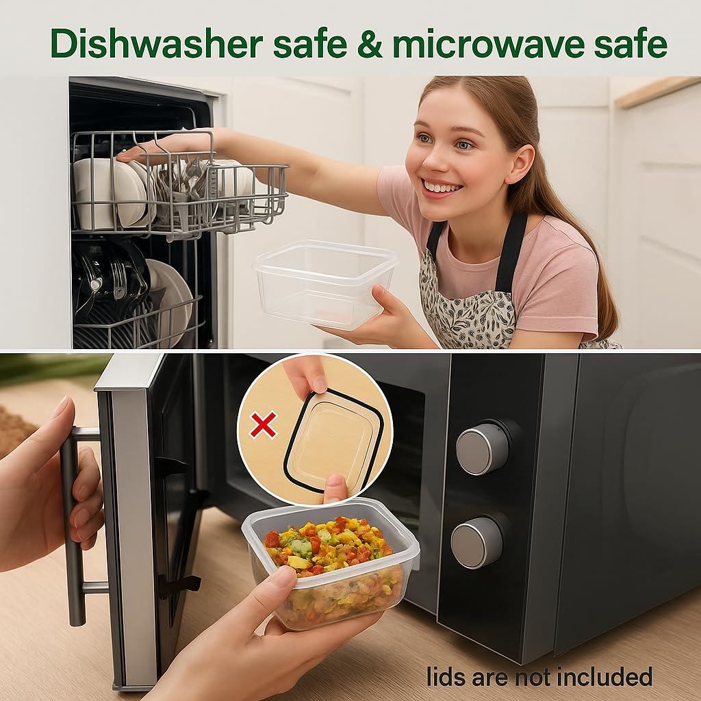 BreezyHome container in microwave without lid for safe reheating convenience