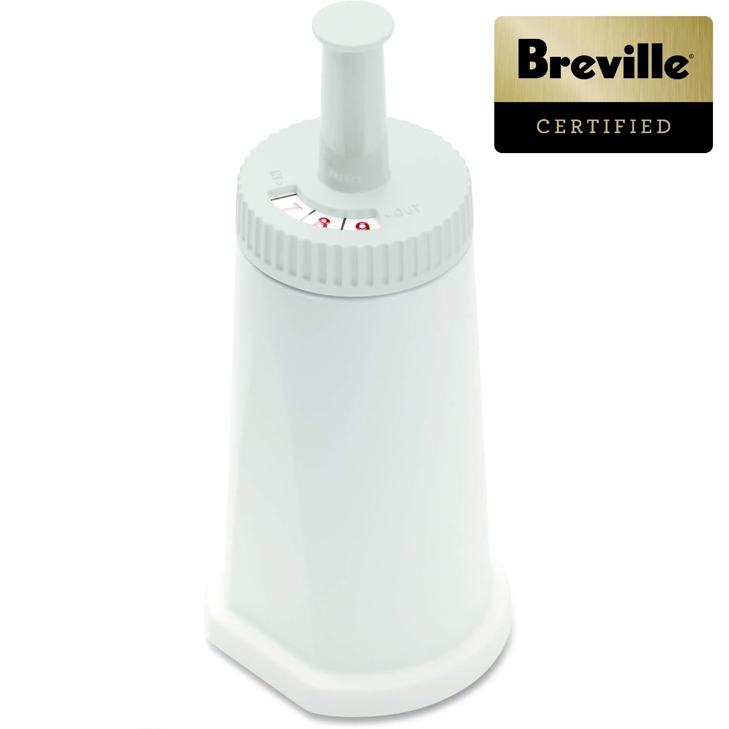 Breville filter close-up texture highlighting cartridge quality and consistent flow benefit