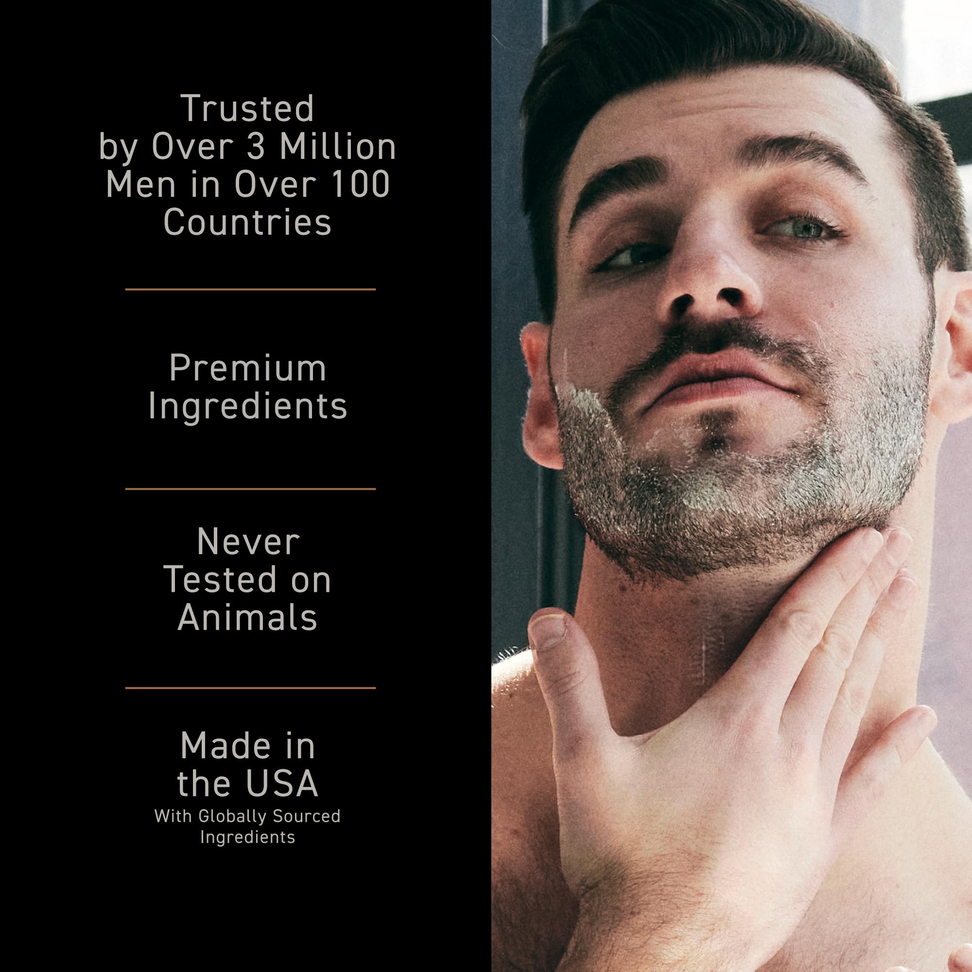 Brickell Men's Products detailed view of pumice and jojoba beads demonstrating effective exfoliation