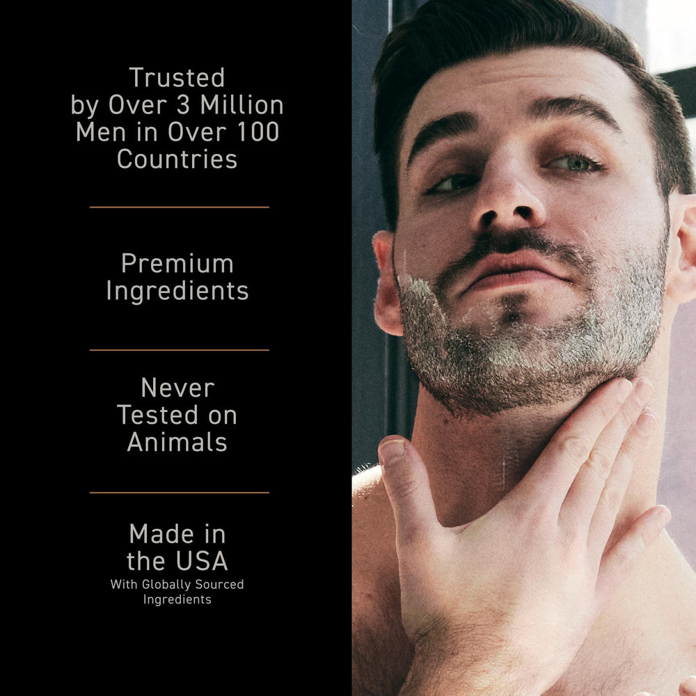 Brickell Men's Products detailed view of pumice and jojoba beads demonstrating effective exfoliation