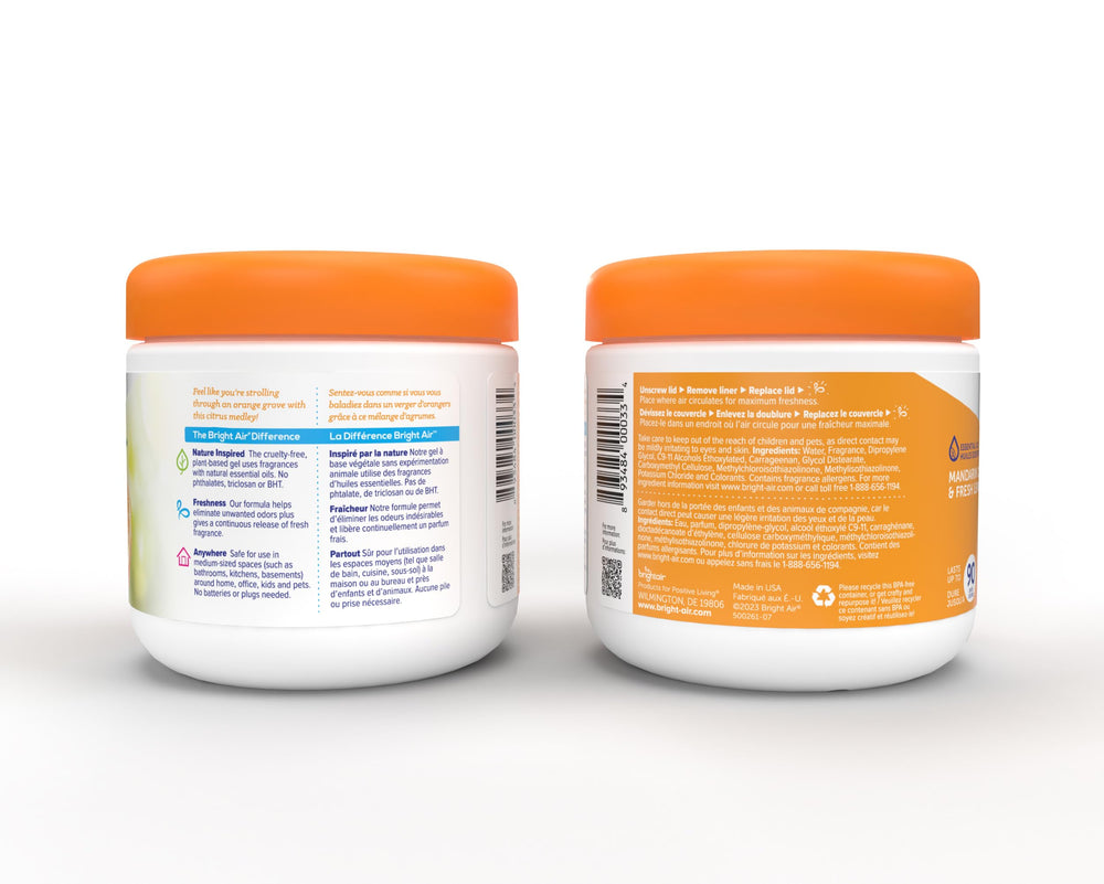 Bright Air gel texture close-up highlighting natural essential oils and steady diffusion