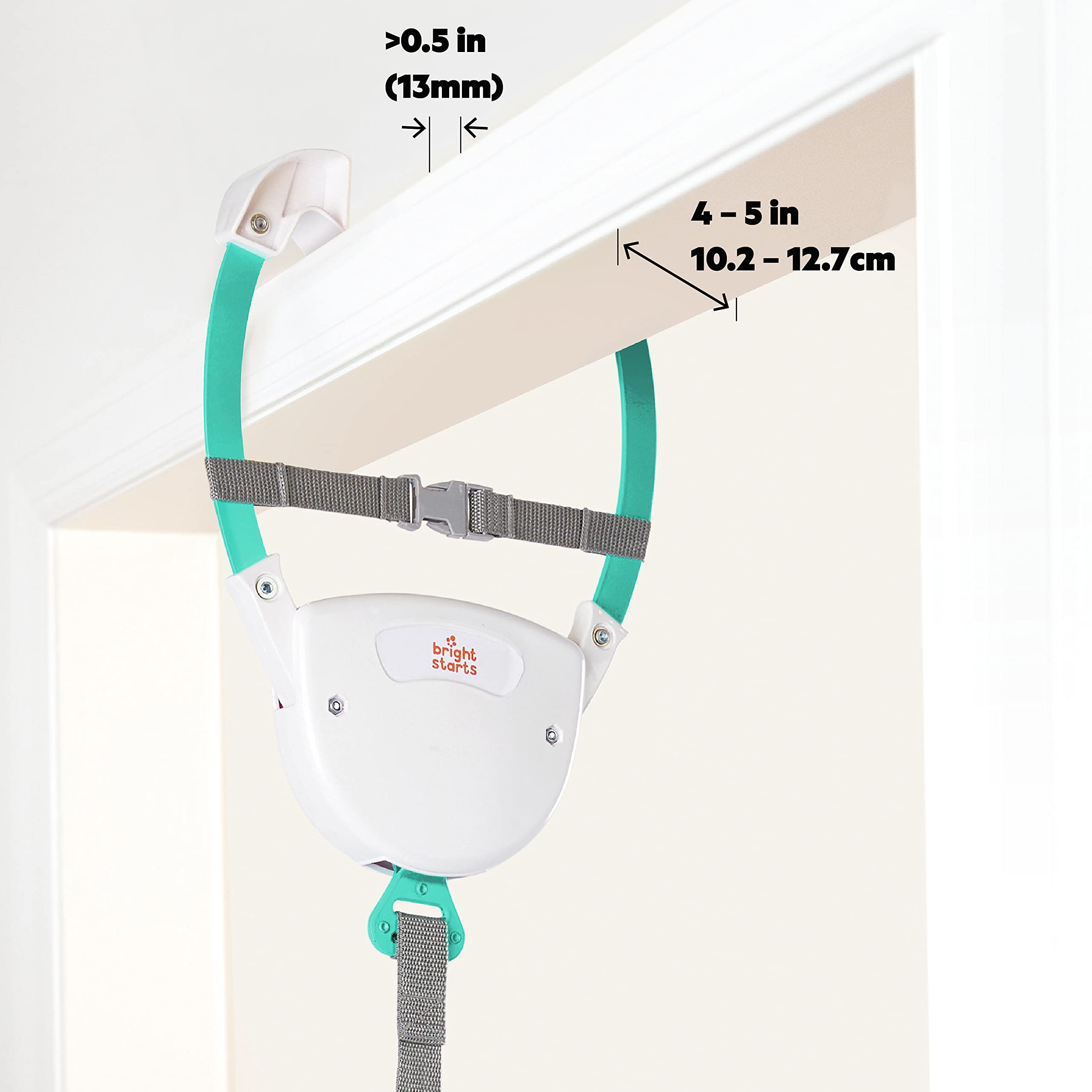 Bright Starts Taggies tags close-up providing tactile stimulation and engagement