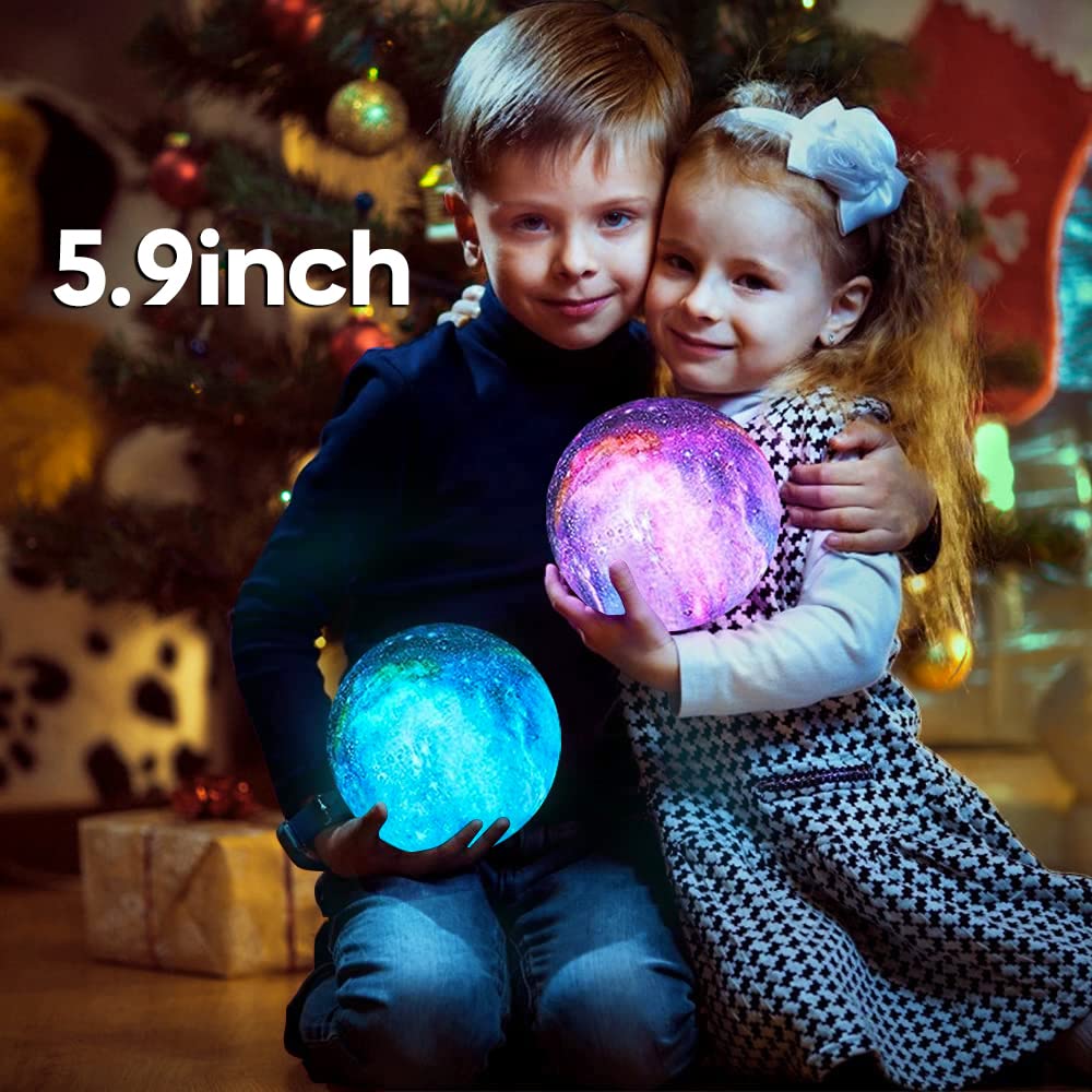 BRIGHTWORLD lamp held in hand showing compact portable size and convenience