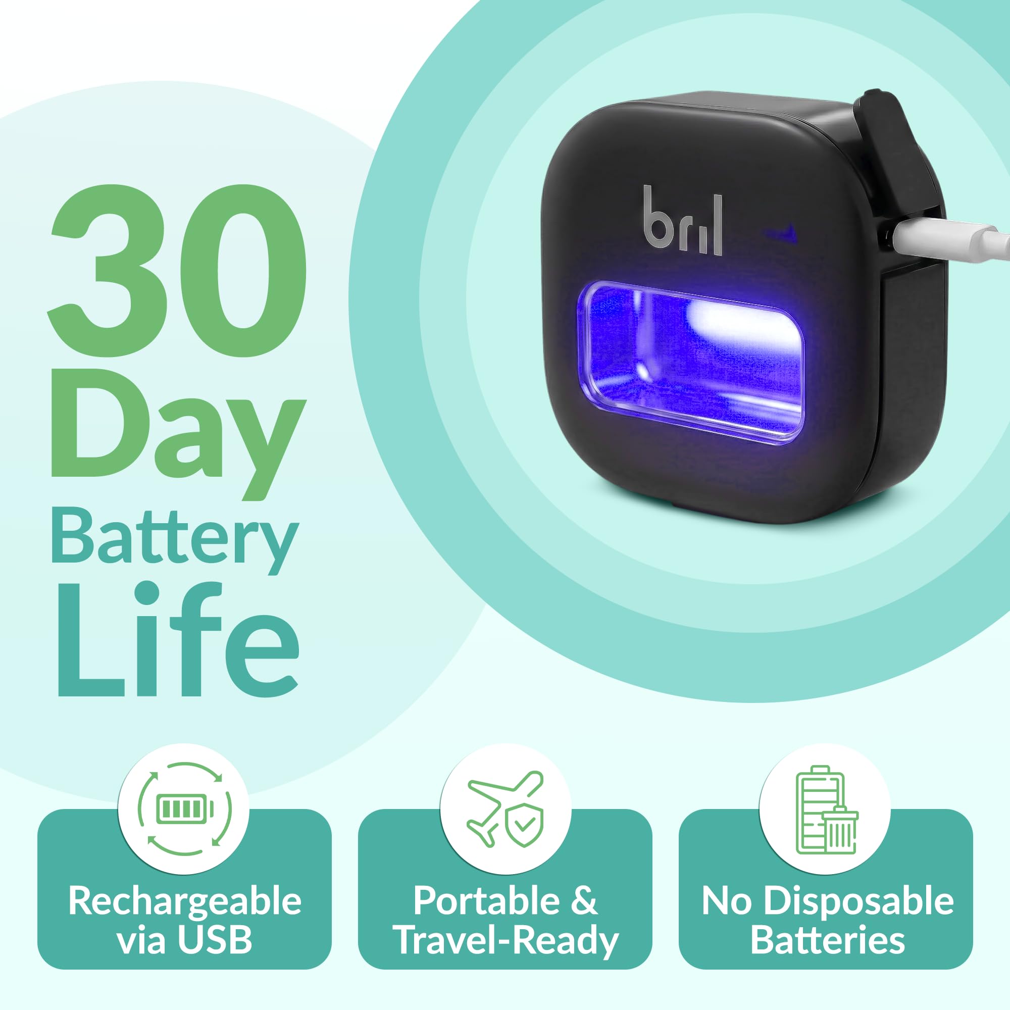 Bril packed in a travel bag showing portability and protection on trips