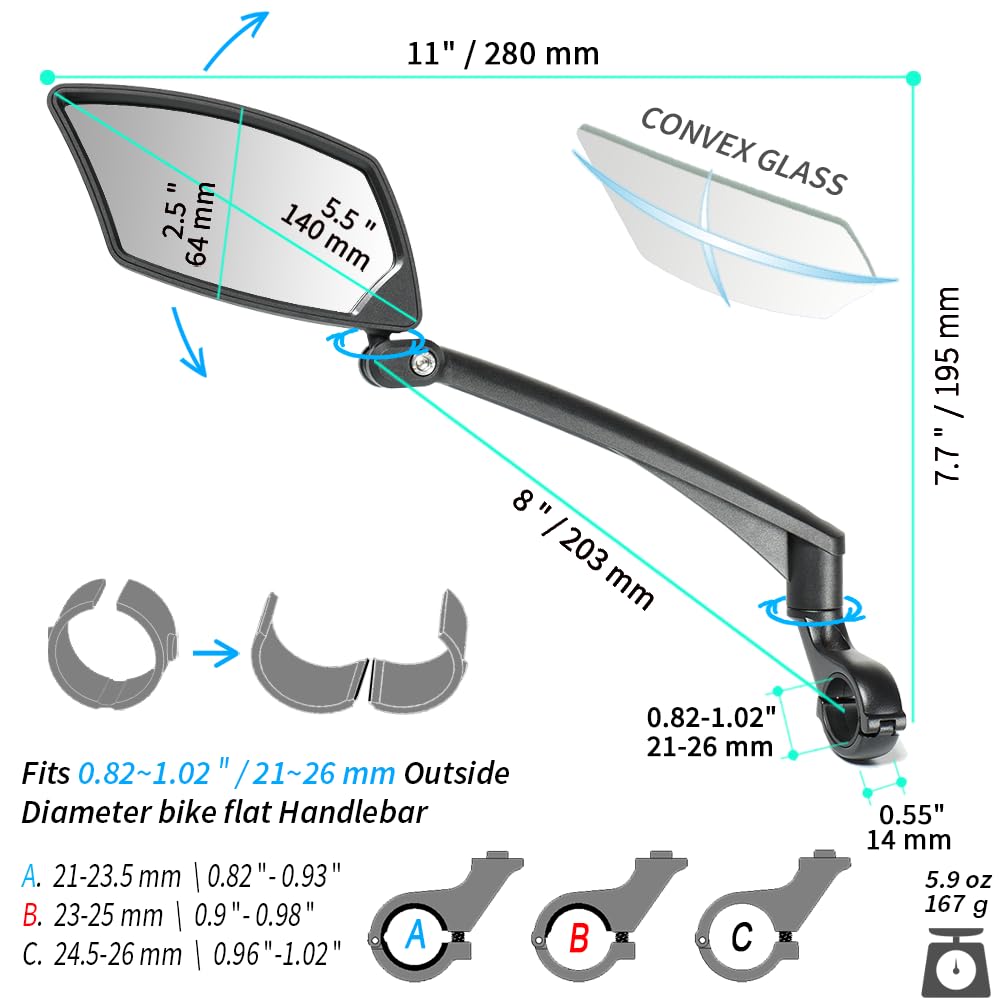 BriskMore mounted on mountain bike showing stability on trails