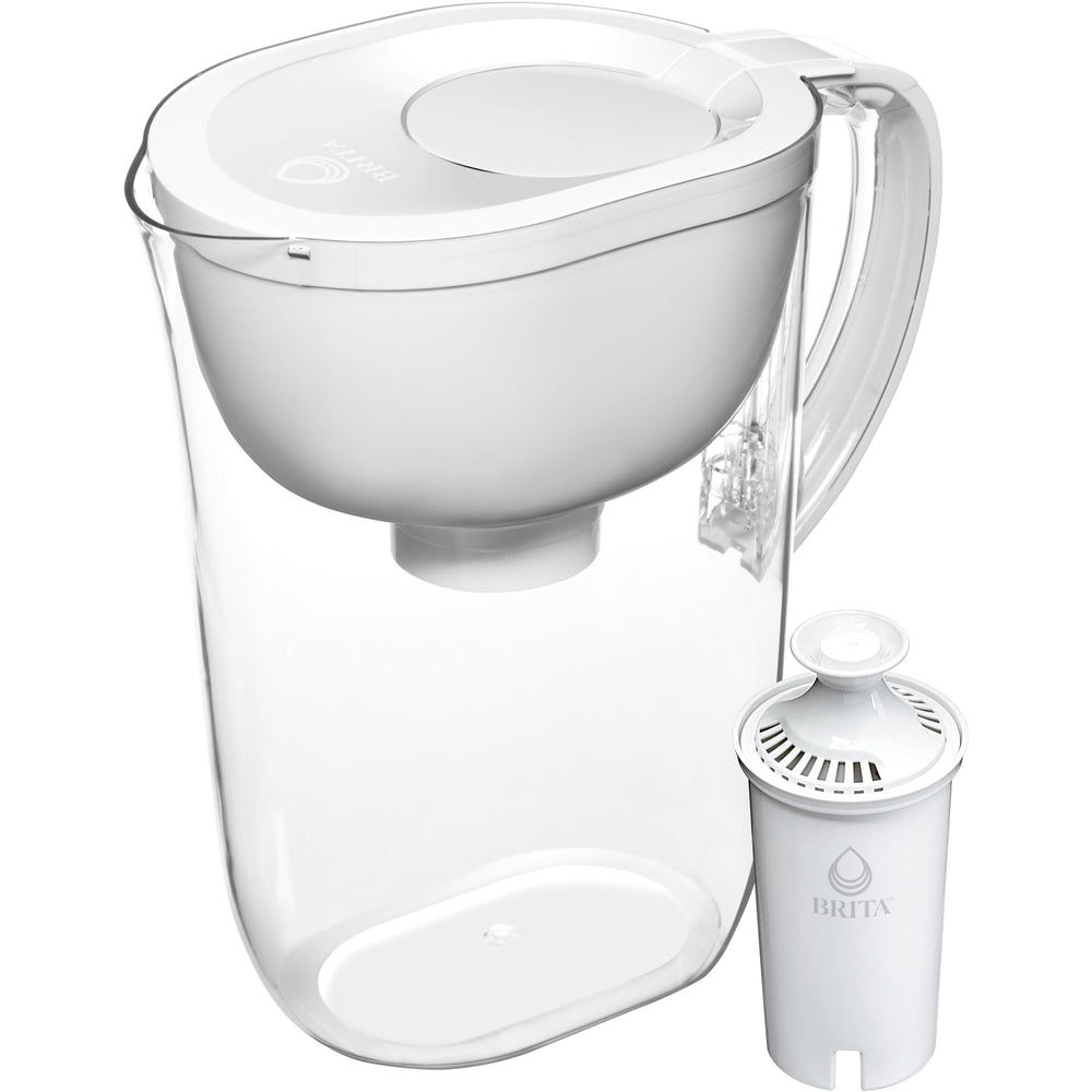 BRITA sticker filter indicator close-up showing when to replace for peak performance