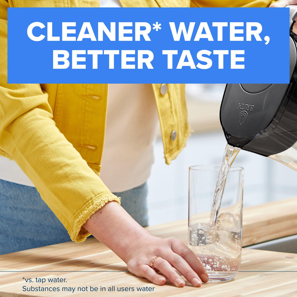 BRITA Metro easy-fill lid close-up demonstrating quick refill convenience