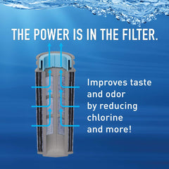 BRITA Stream close-up of carbon form detail highlighting filtration efficiency