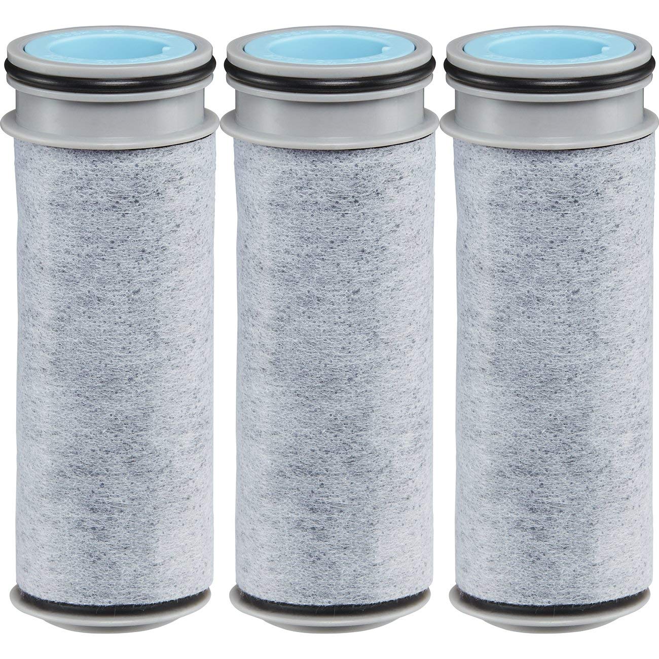BRITA Stream front packaging showing three replacement filters and benefits