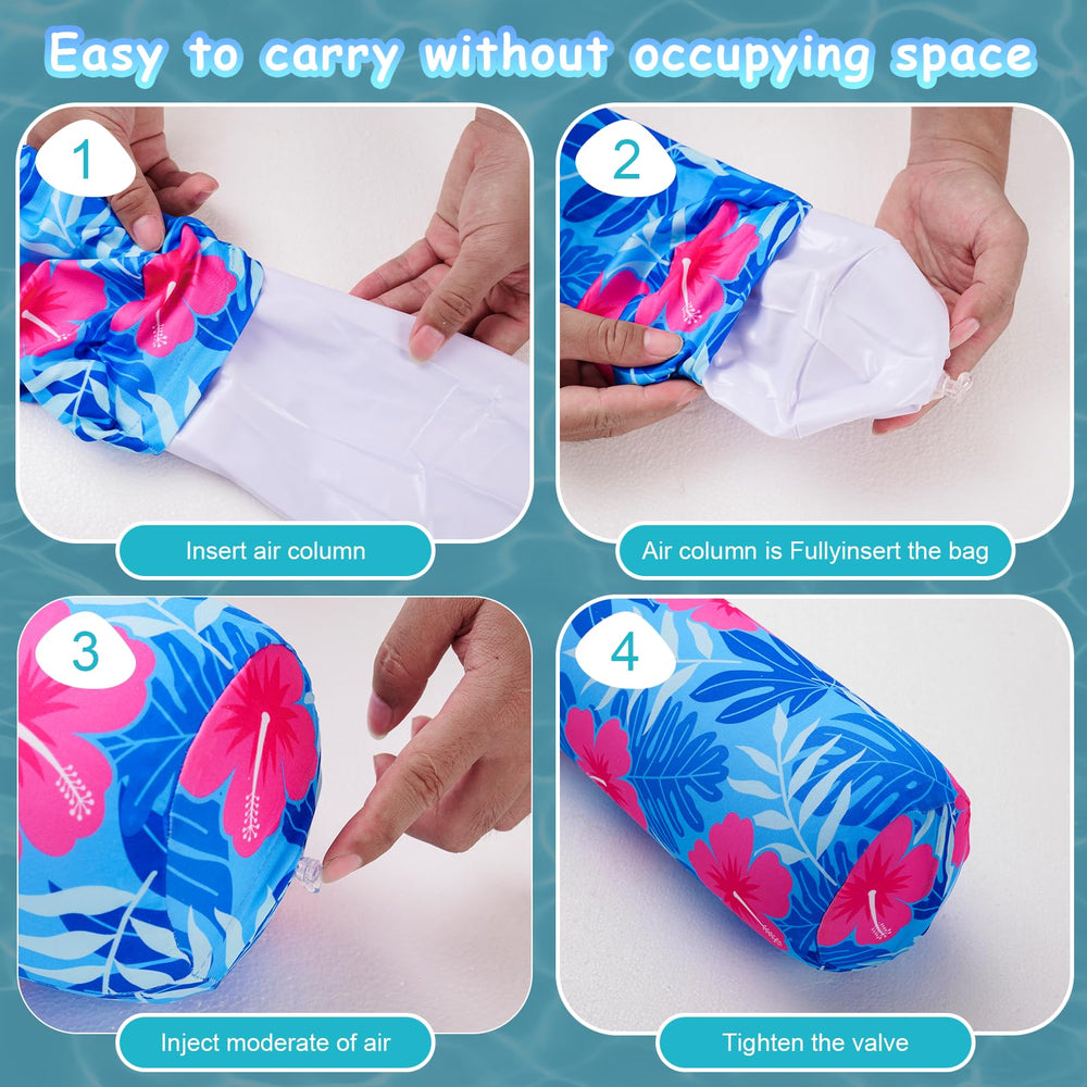 Brmoka breathable mesh bag with noodles illustrating compact storage