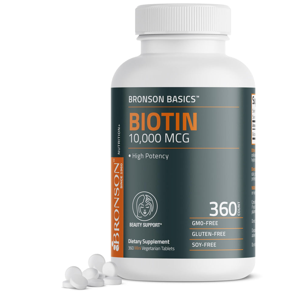 bronson front packaging shows label and tablet count for clear value