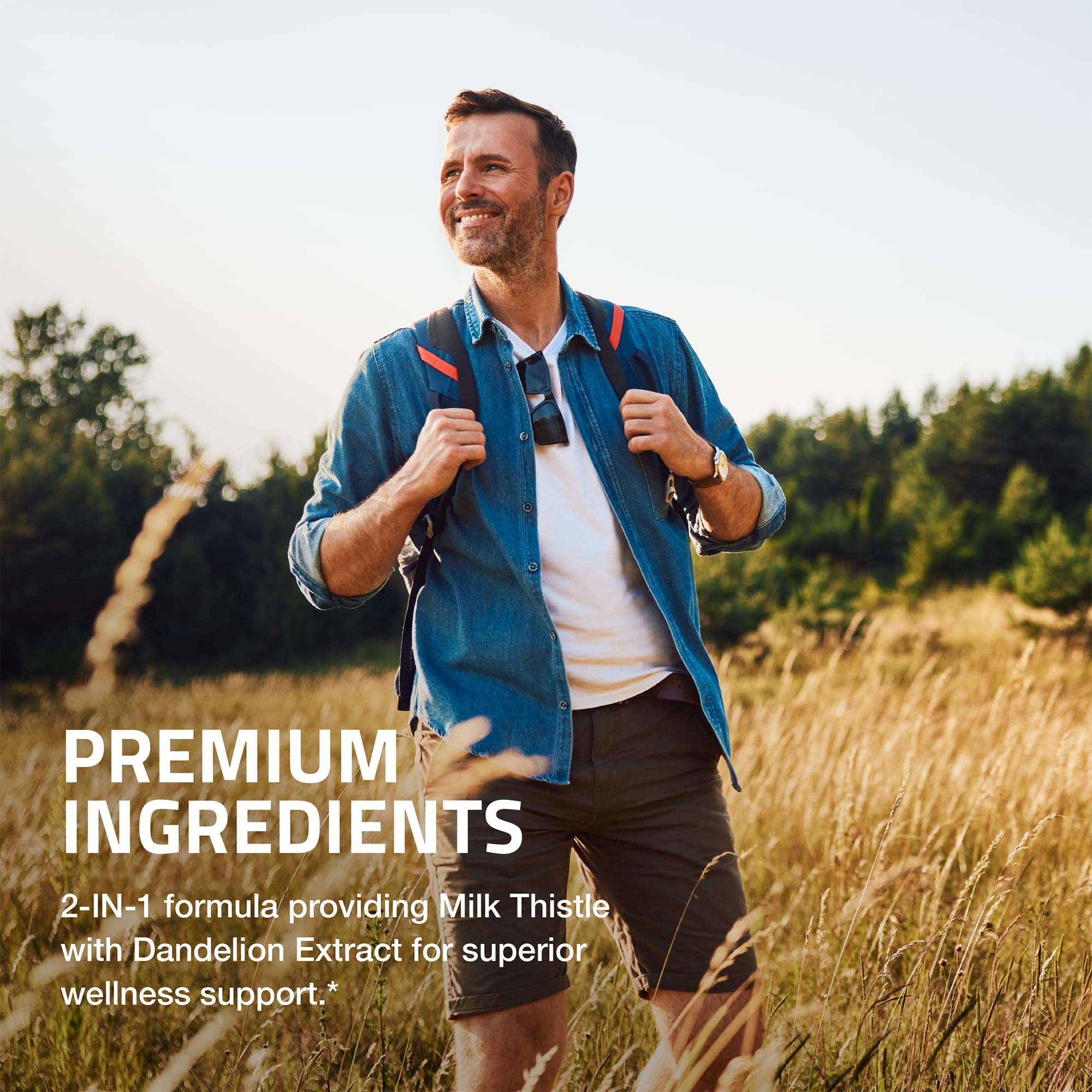 Bronson supplement label ingredient panel demonstrating transparency and testing