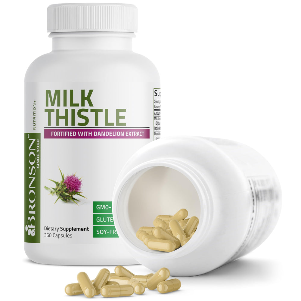 Bronson capsules next to ruler showing capsule size for dosage clarity