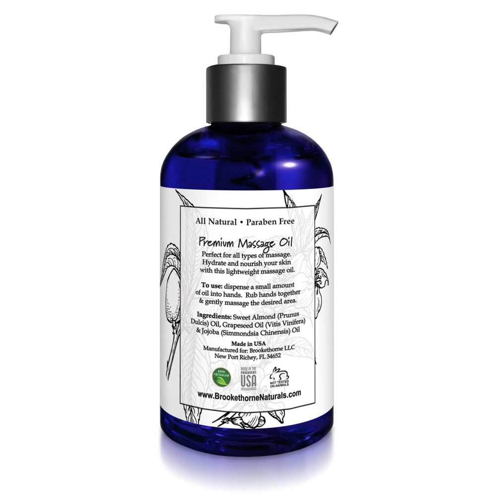 Brookethorne Naturals label close-up listing ingredients for transparency and trust