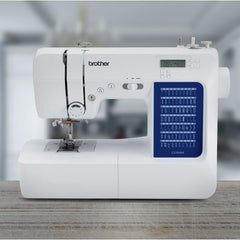 Brother CS7000X needle threader detail illustrating easy threading benefit