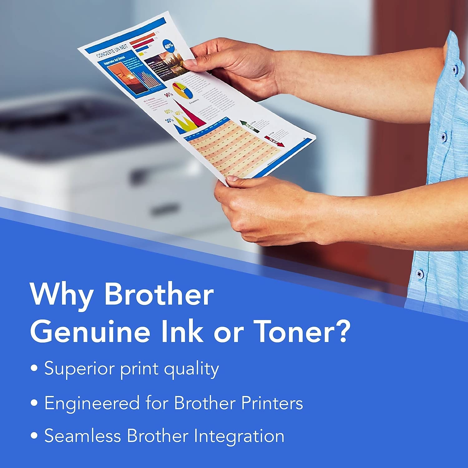 Brother LC1033PKS label and chip detail with Brother branding for seamless installation