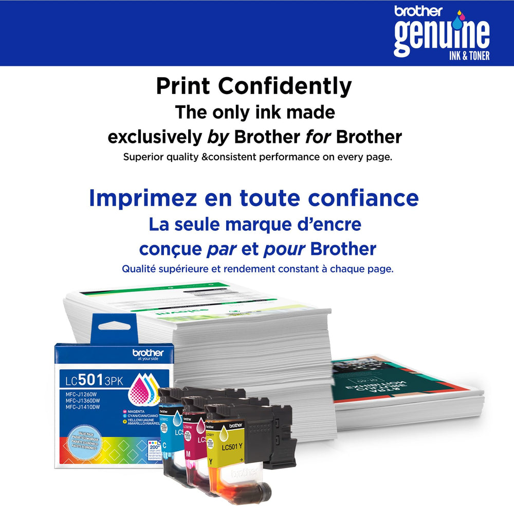 Brother cartridge installed in Work Smart 1260 showing hassle-free replacement