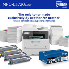 Brother MFC-L3720CDW auto document feeder scanning multi-page documents quickly