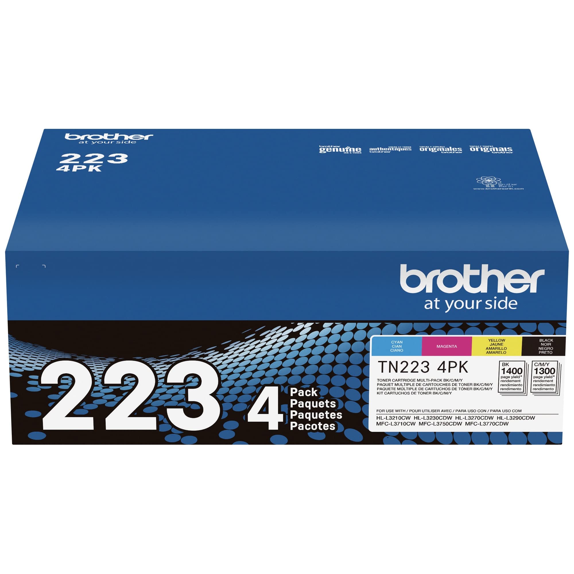 Brother recycling information label helping eco-friendly disposal