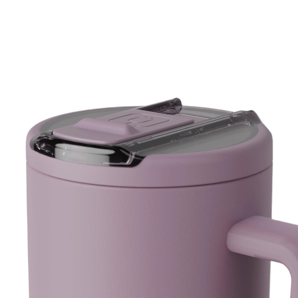 BrüMate Era Flip ColdKey stainless straw detail with silicone tip for cool sips