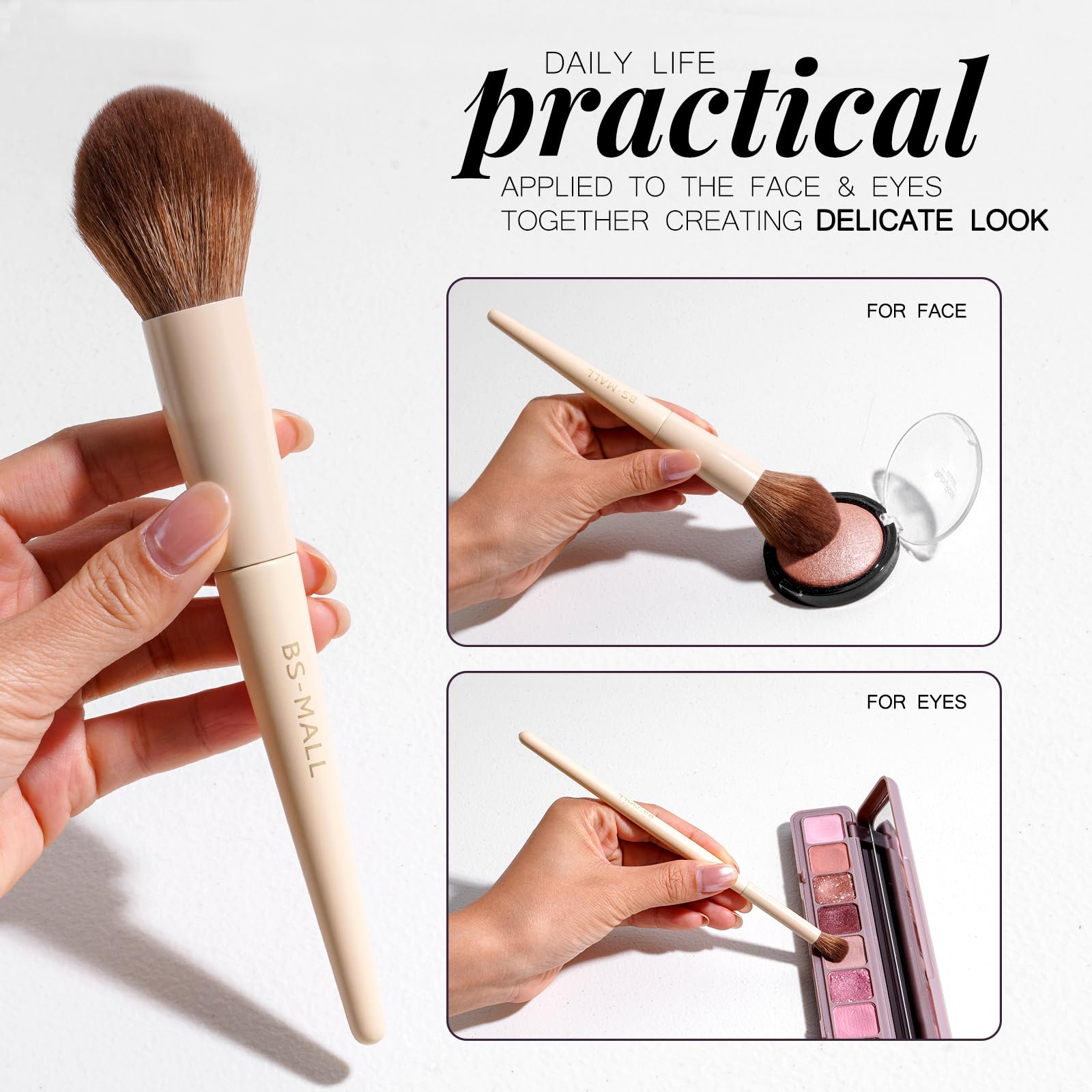 BS-MALL handle ergonomic detail highlighting comfortable grip for control