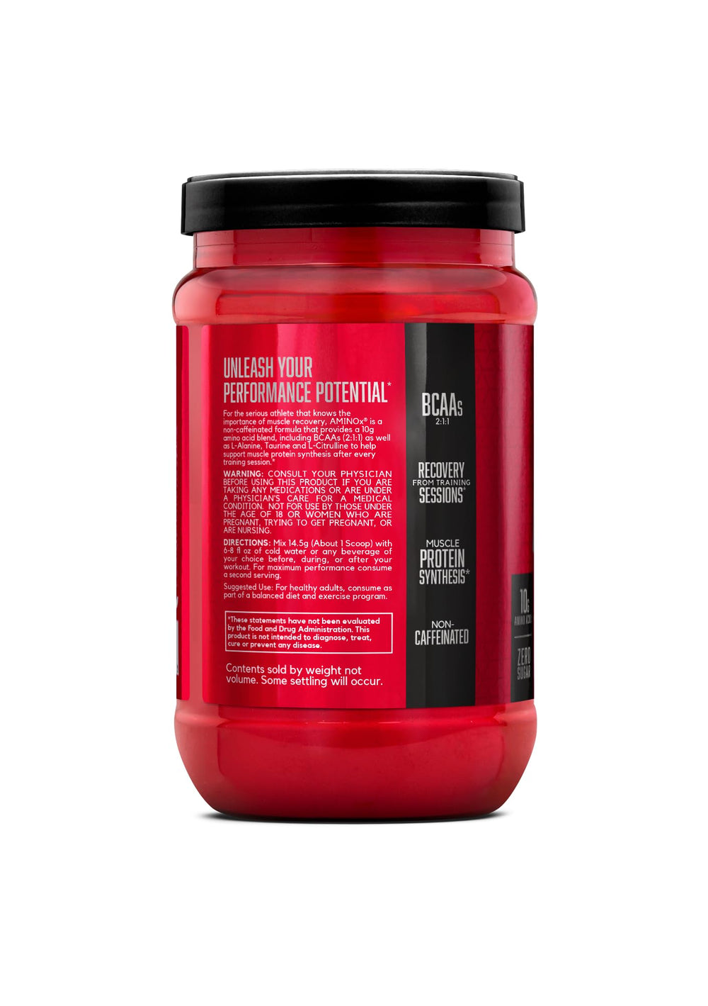 BSN AMINOx styled with fruit suggesting Fruit Punch flavor appeal and enjoyment