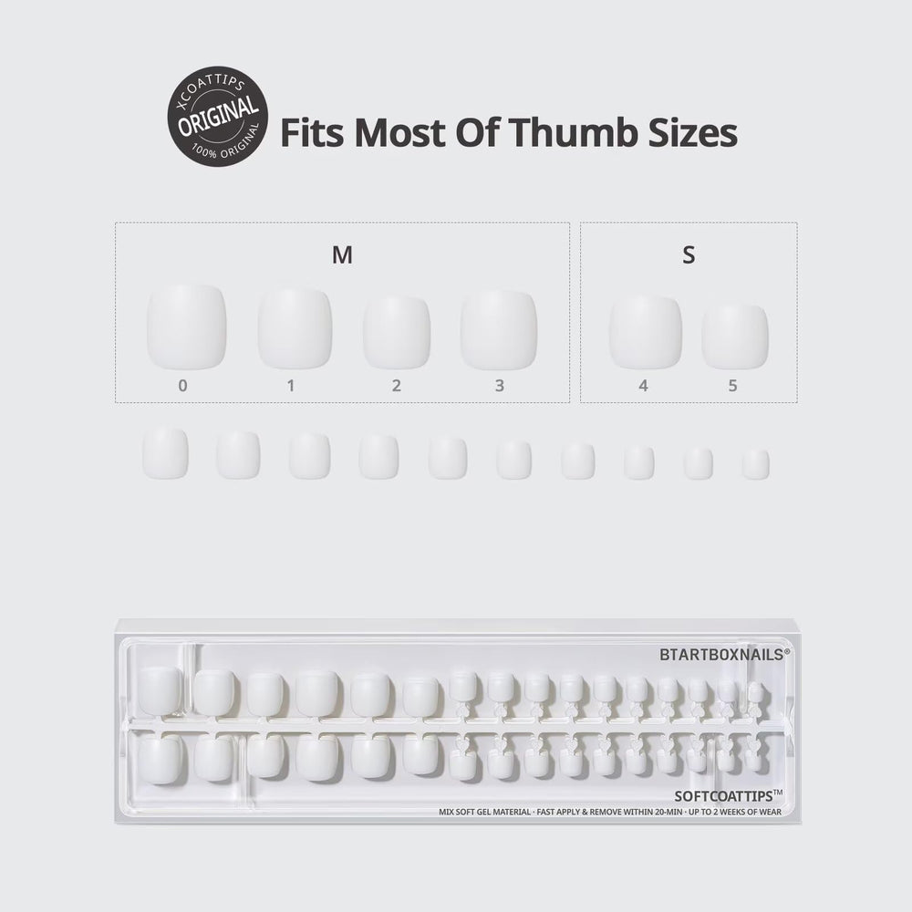 BTArtboxnails layout of 15 pre-sized options showing easy fit and quick application benefit