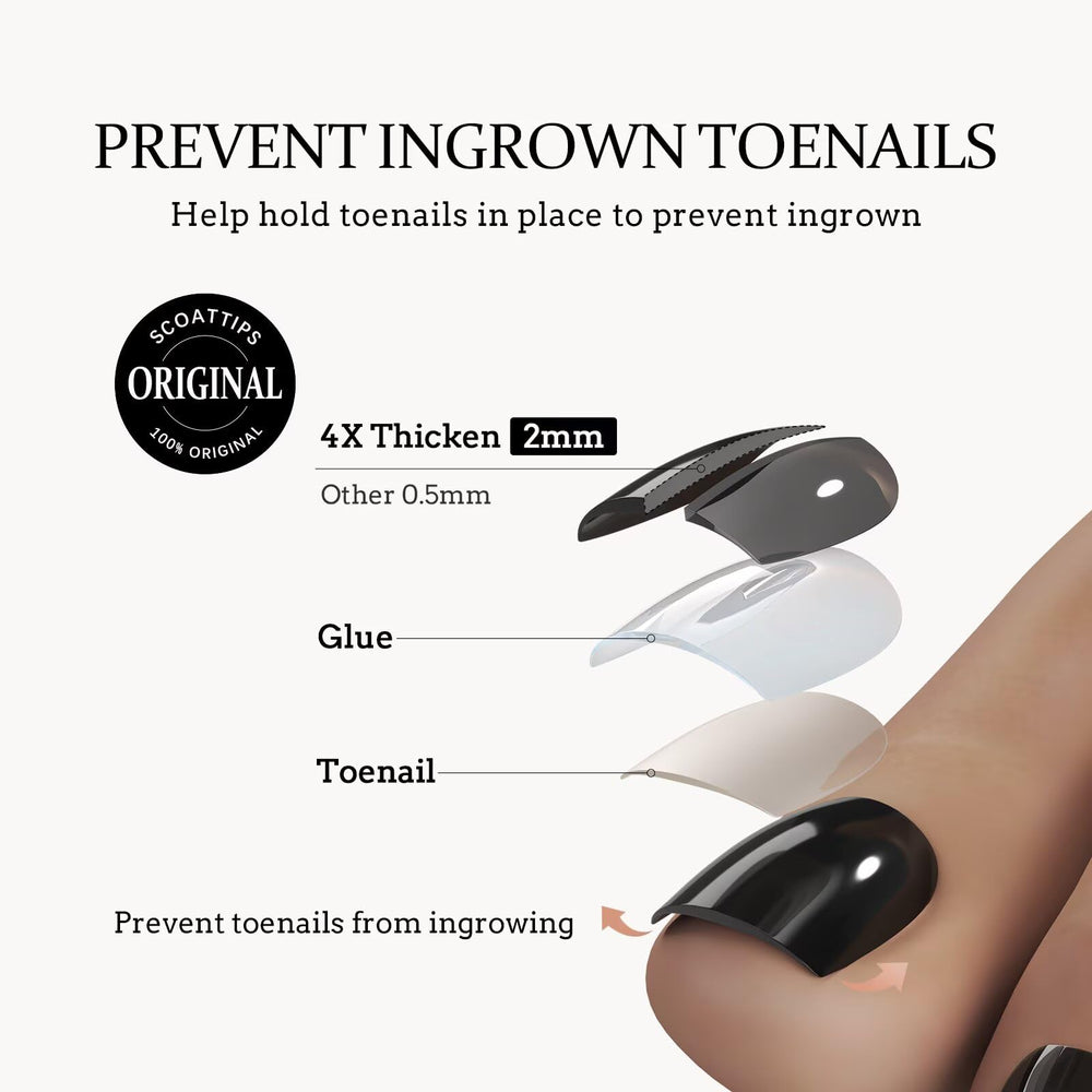 BTArtboxnails worn on toes at beach scene showing polished look and lifestyle benefit