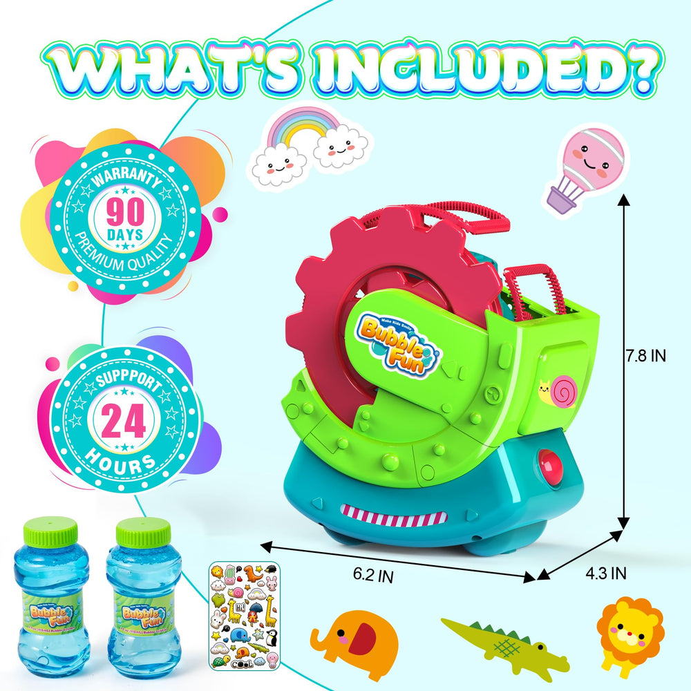 Bubble Fun 8oz pre-mixed solution bottle ready to pour for hassle-free play