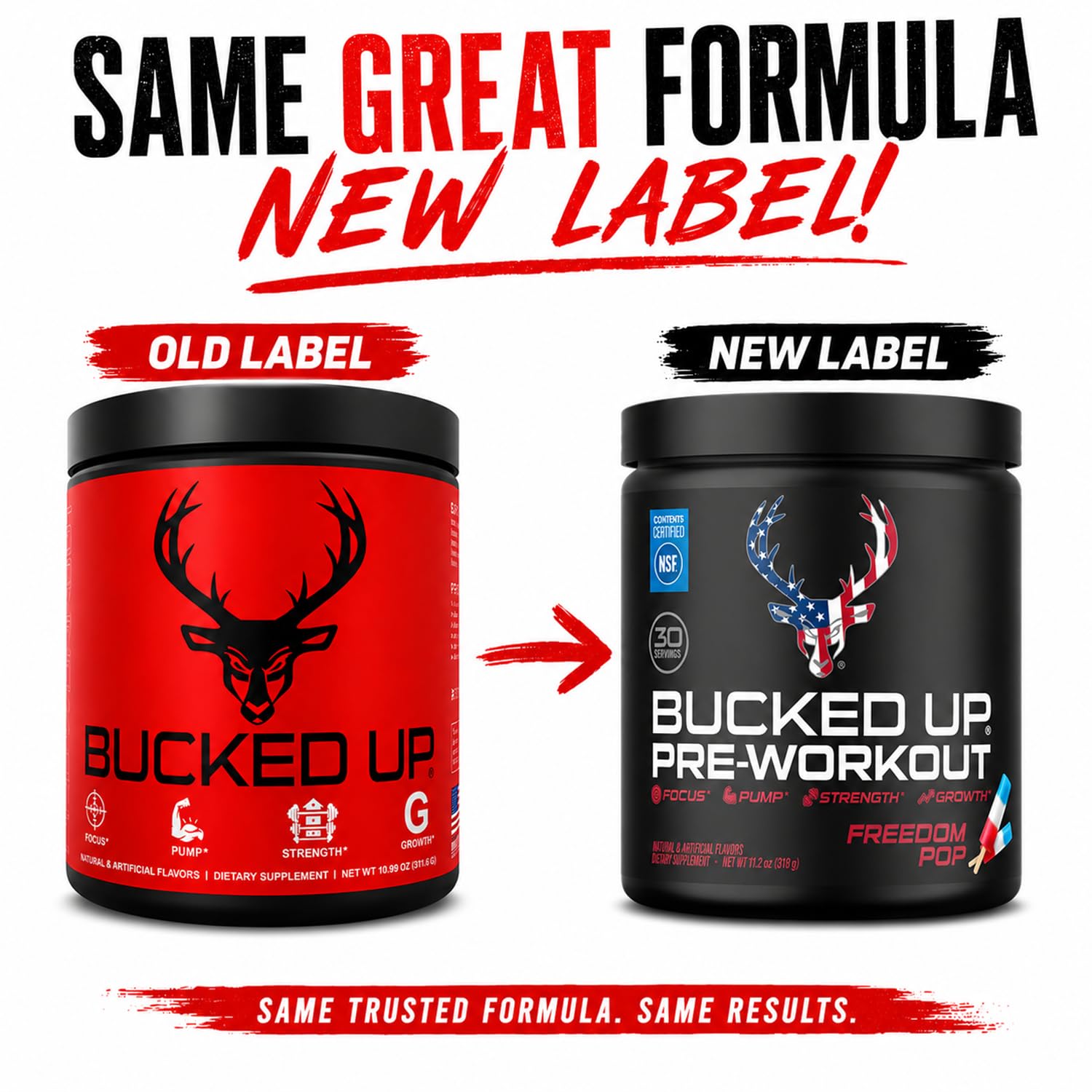 Bucked Up powder texture close-up highlighting fine mixability for smooth drinks