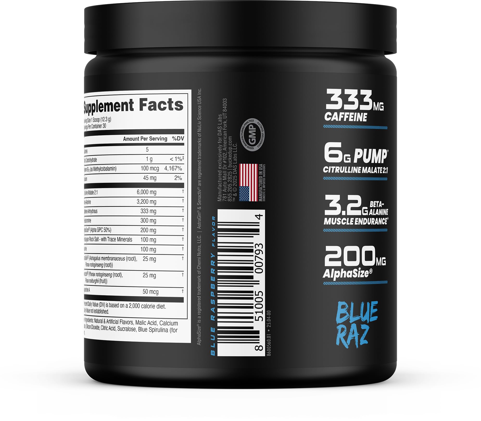 Bucked Up Woke in use at gym pre-workout routine for focused training benefits