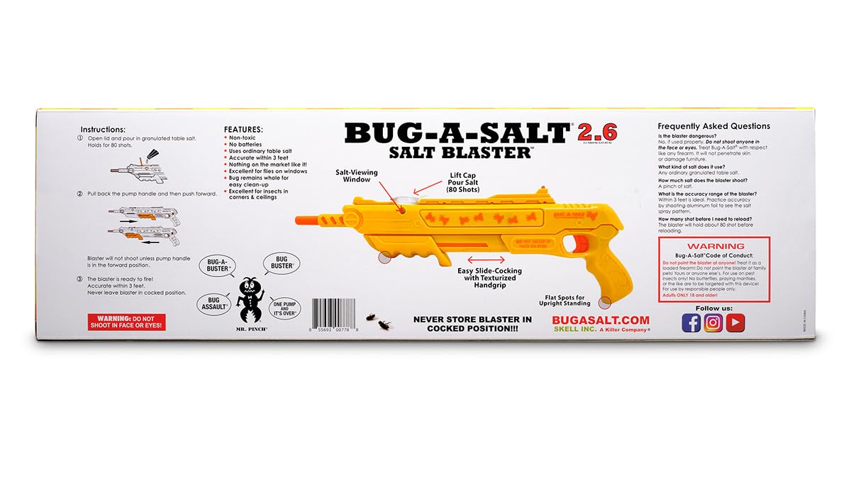 BUG-A-SALT cocking mechanism close-up highlighting smoother pumping action
