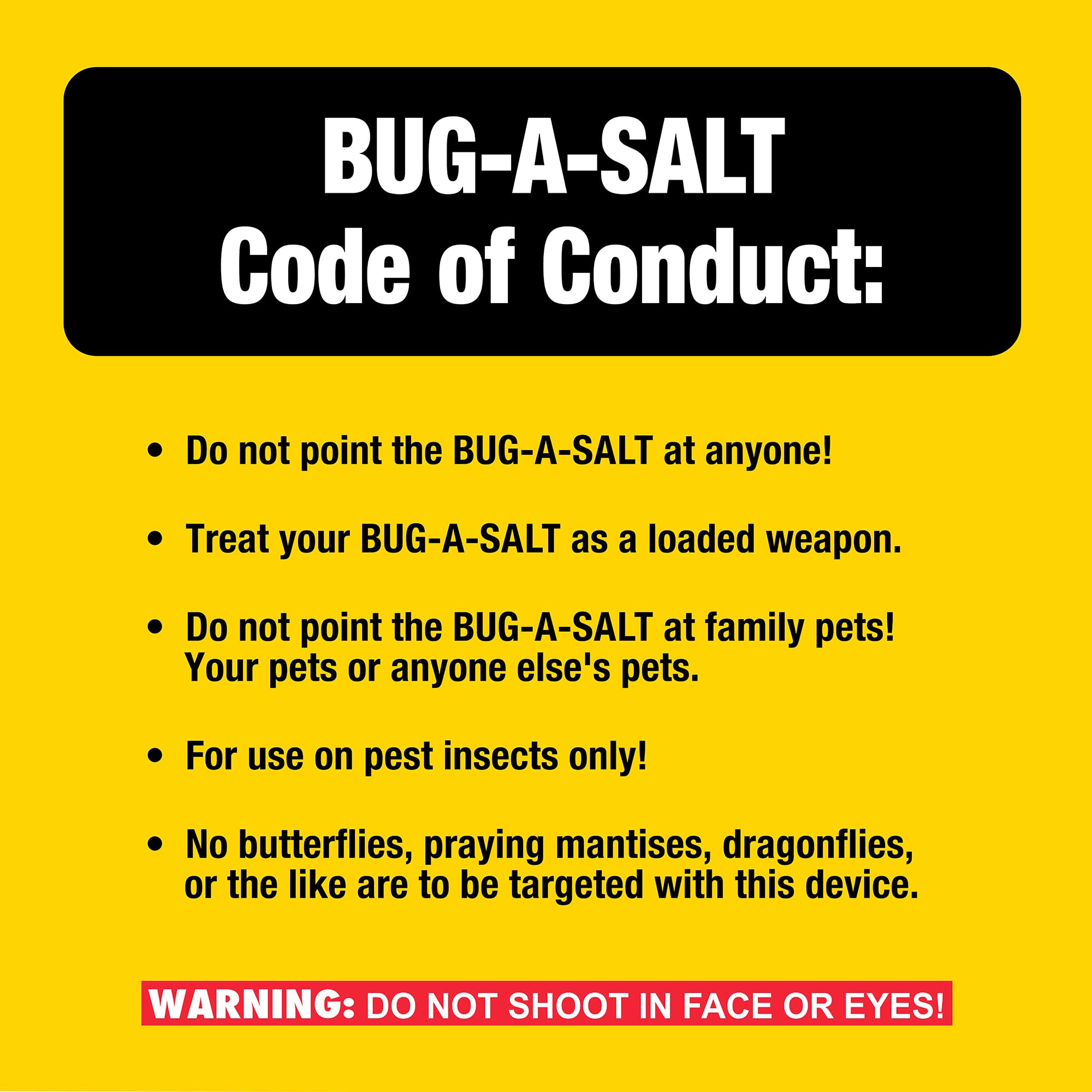 BUG-A-SALT used at a window screen showing safe pest removal benefit