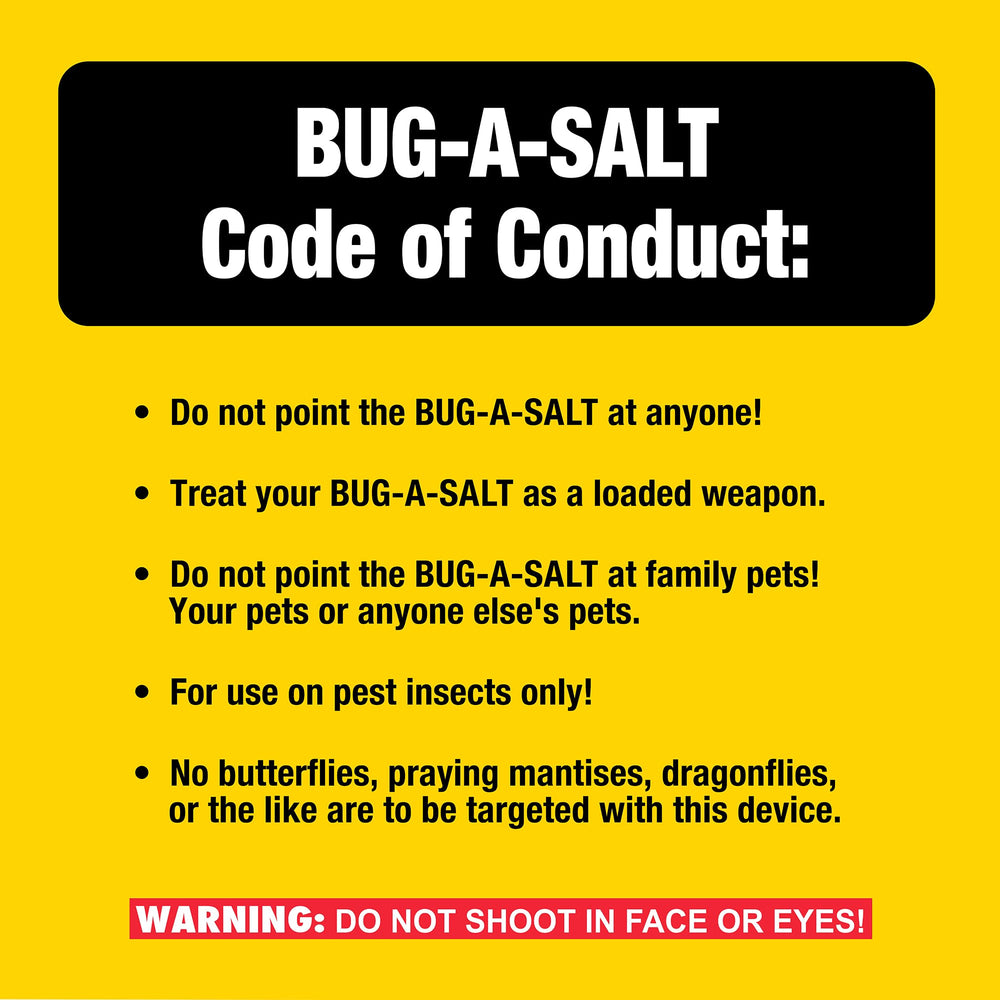 BUG-A-SALT used at a window screen showing safe pest removal benefit
