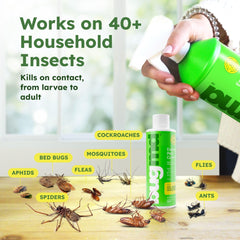 BugMD mixing into 32 oz spray bottle demonstrating easy preparation