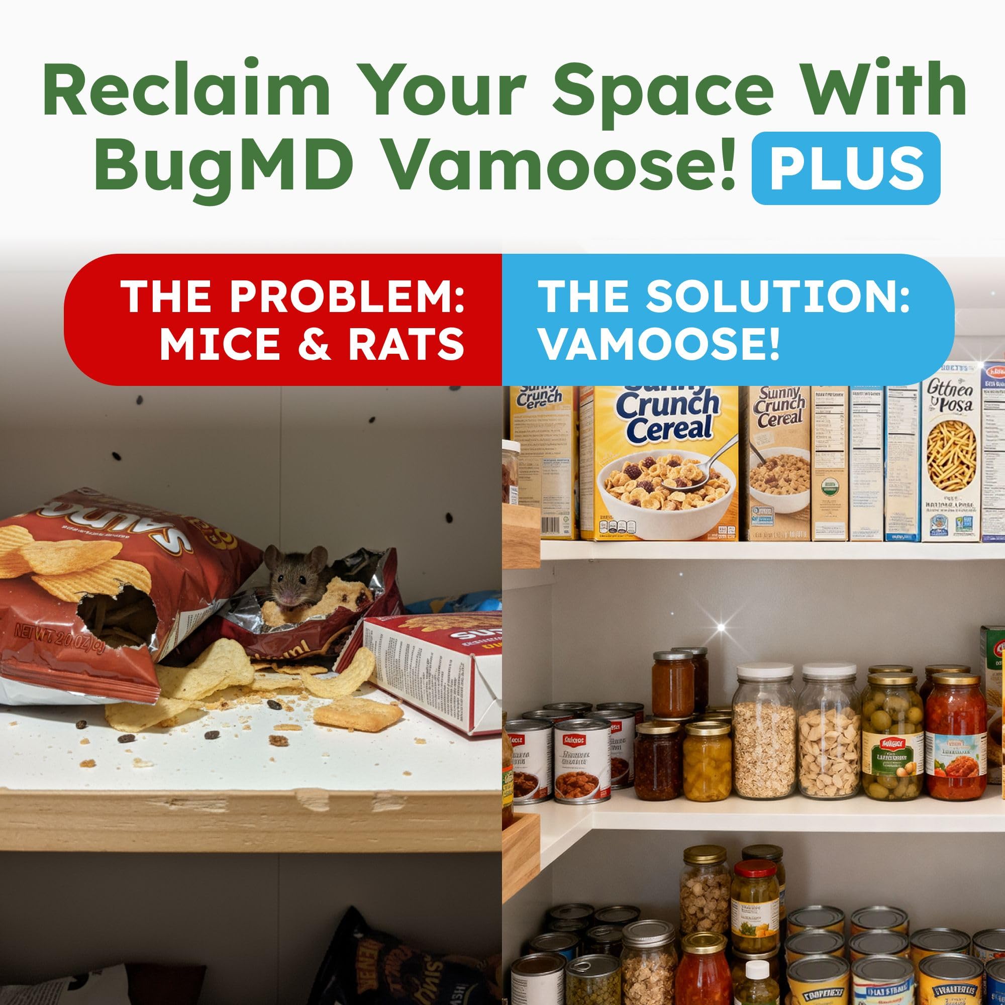 BugMD pouch next to ruler showing compact size and convenient placement in small spaces