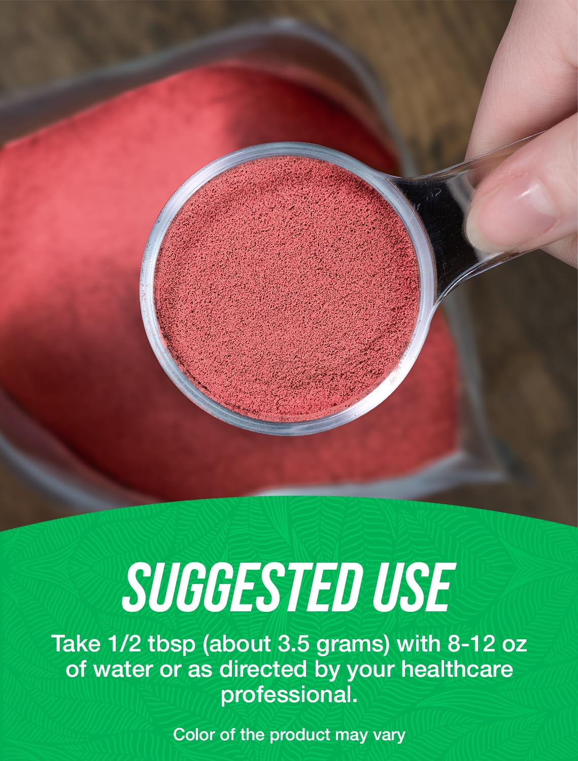 BulkSupplements beetroot powder blended into a smoothie for colorful nutrition