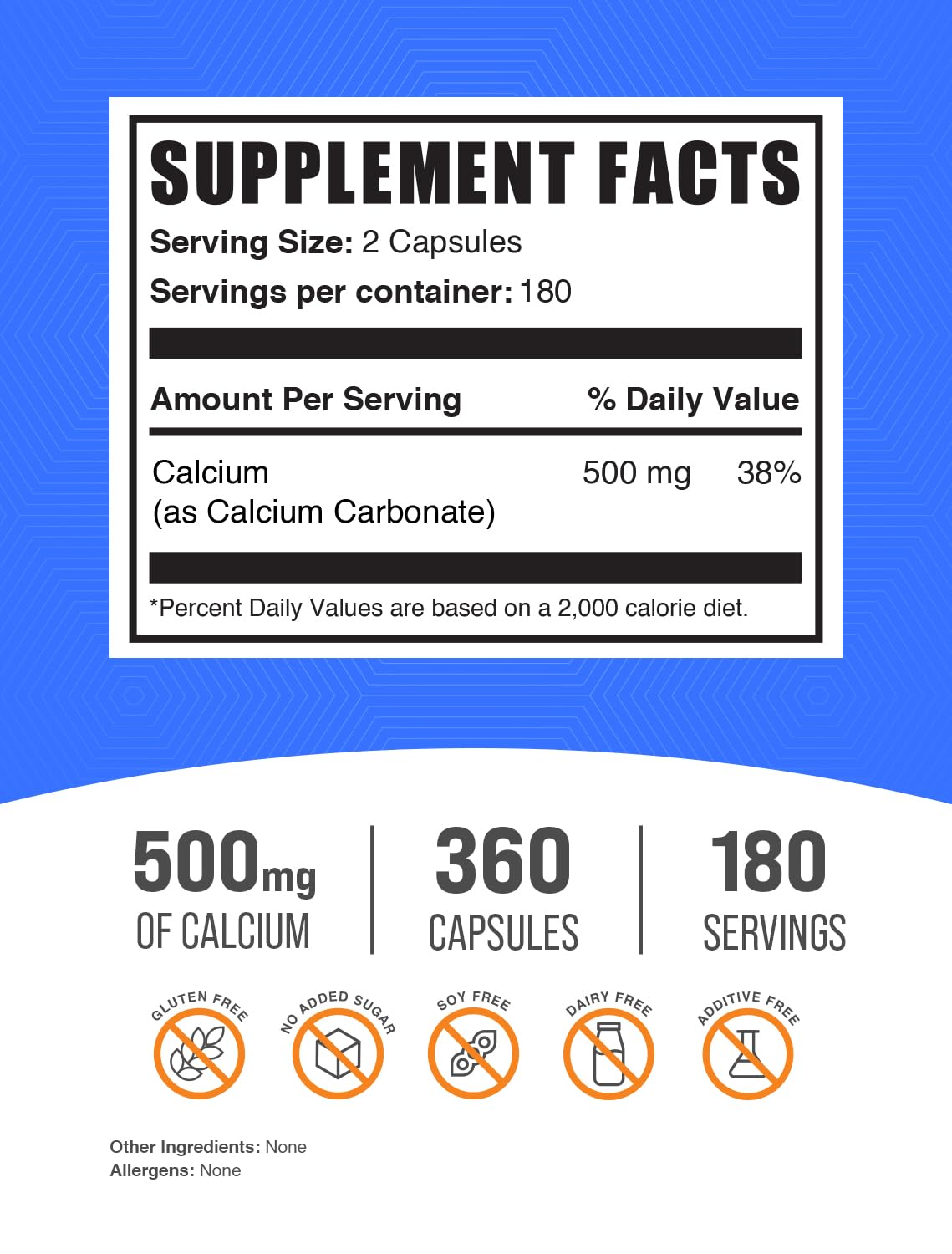 BulkSupplements close-up of white capsule texture illustrating easy-to-swallow design