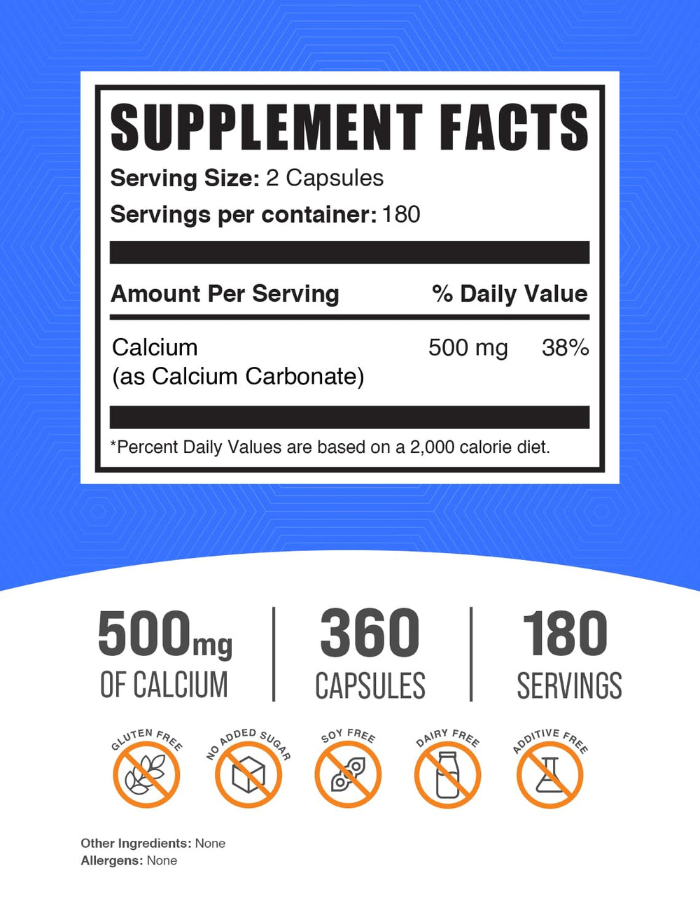 BulkSupplements close-up of white capsule texture illustrating easy-to-swallow design