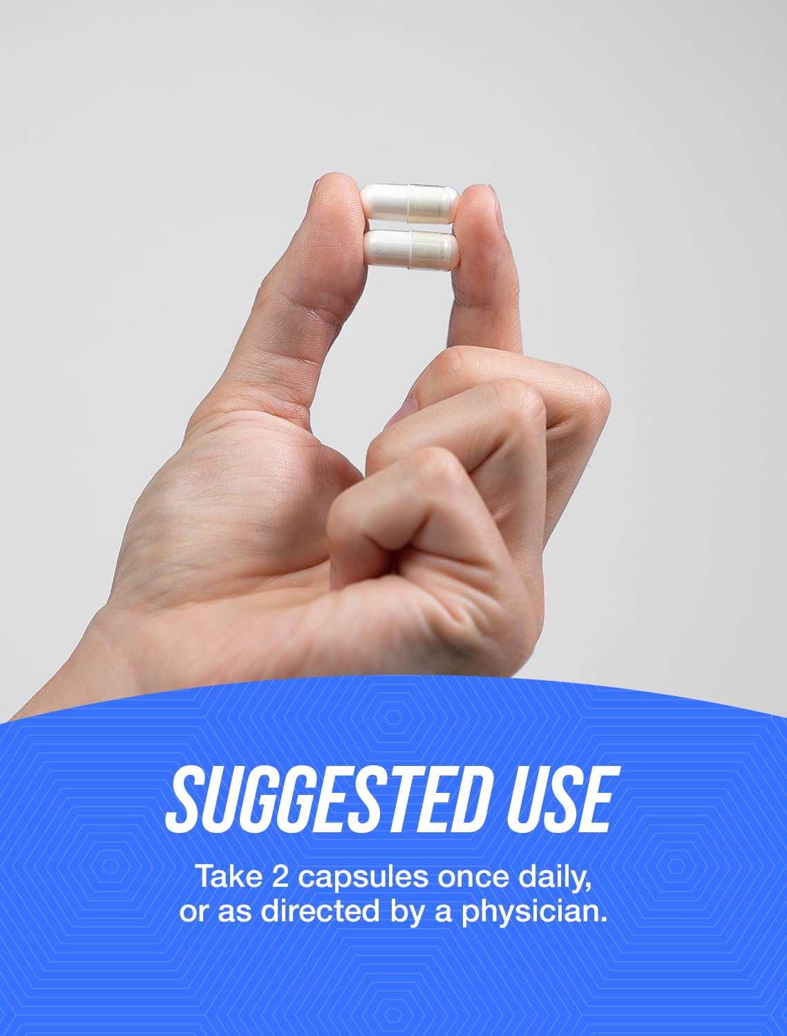 BulkSupplements capsules in hand demonstrating size and single-serving clarity