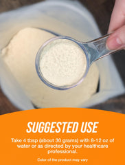 BulkSupplements scoop on scale showing serving size accuracy and portion control