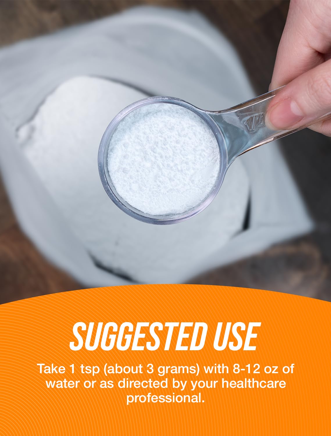 BulkSupplements glycine mixed in a smoothie illustrating easy blending and neutral taste