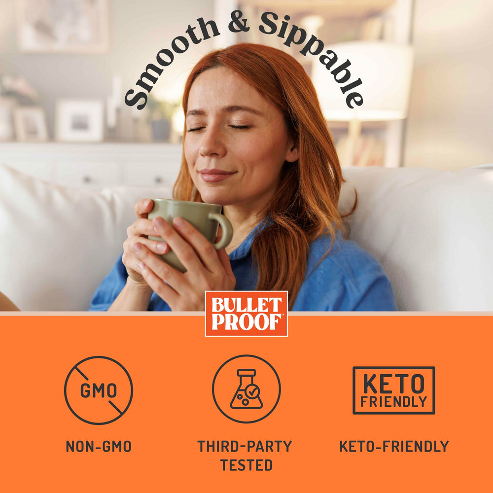 Bulletproof creamer nutrition label detail highlighting macros and ingredient transparency