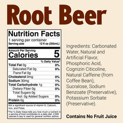 BUM side-label closeup highlighting Cognizin and ingredient transparency benefit
