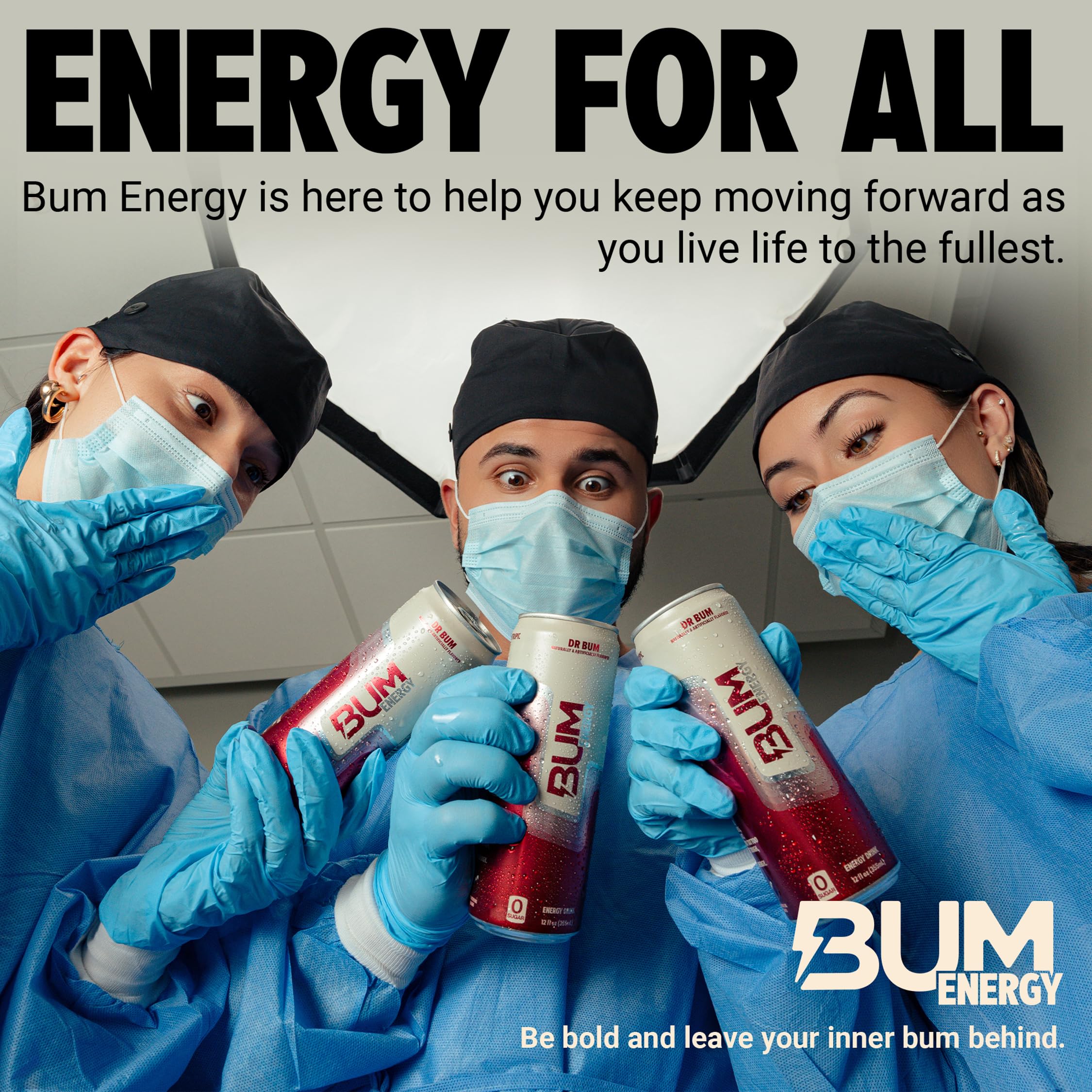 Ingredient graphic for Bum emphasizing Cognizin and natural caffeine benefits