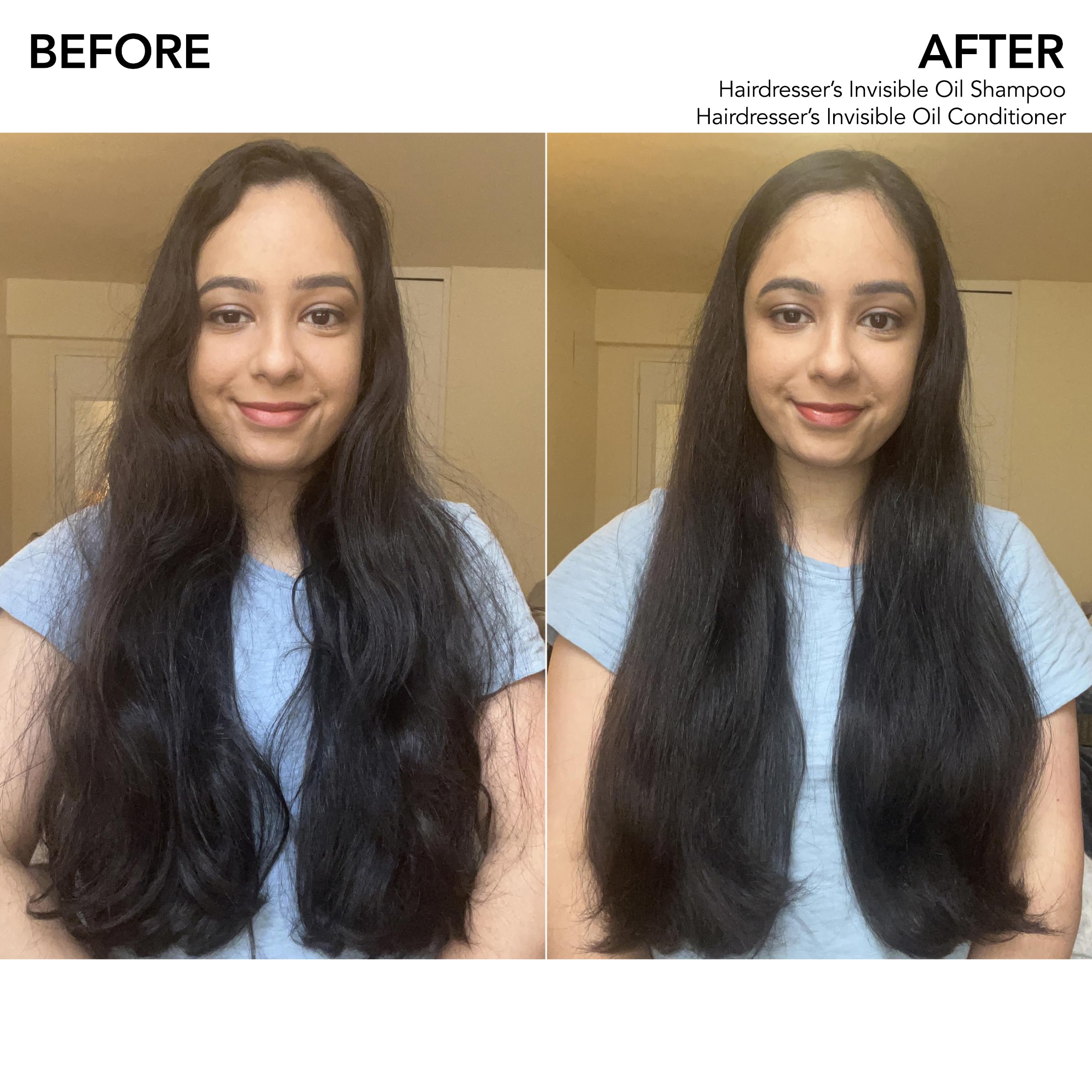 Bumble and bumble pump dispensing shampoo demonstrating easy application benefit