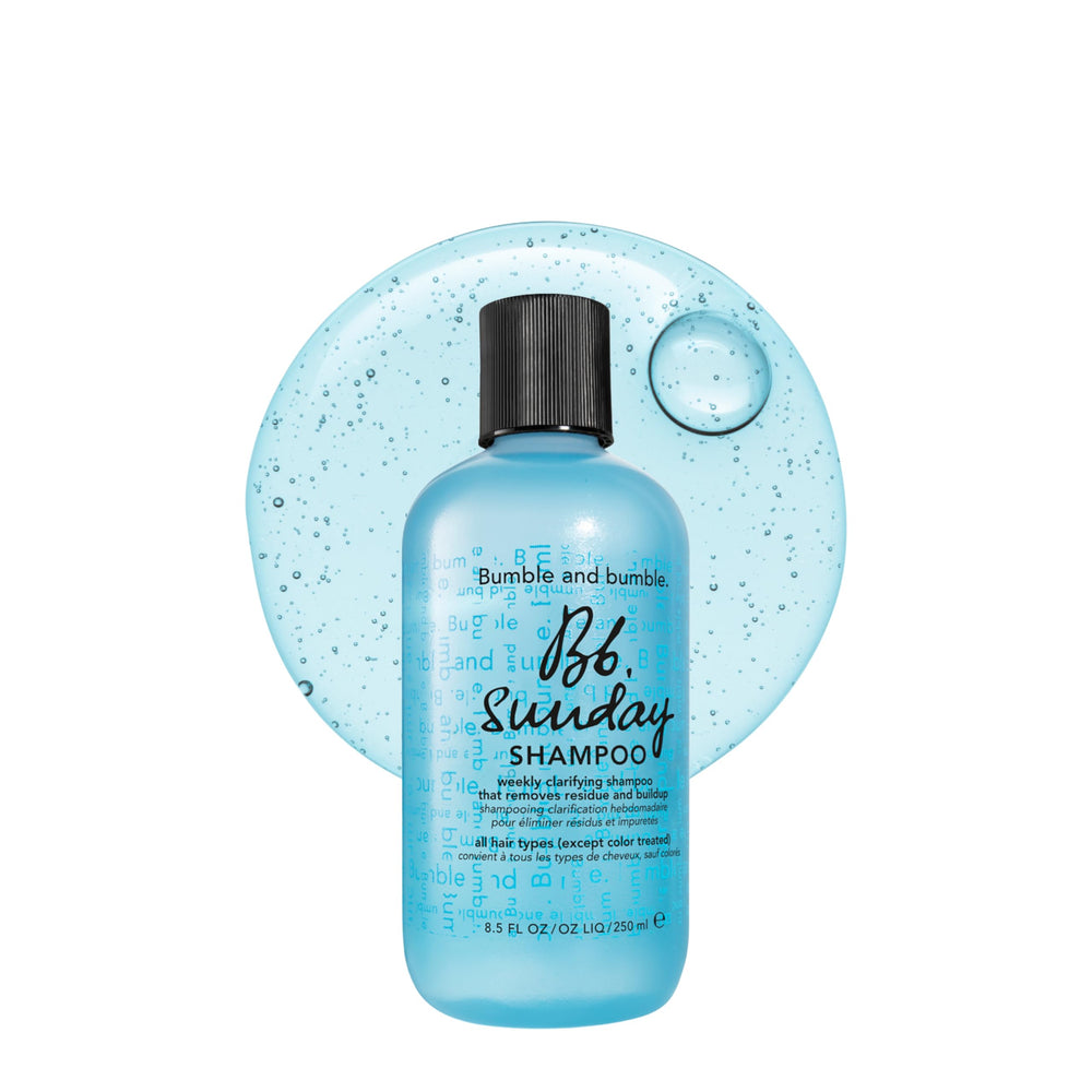 Bumble and bumble front bottle showing label and size for quick identification and benefit