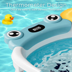 Bunwag built-in thermometer detail helping choose safe bath temperature benefit