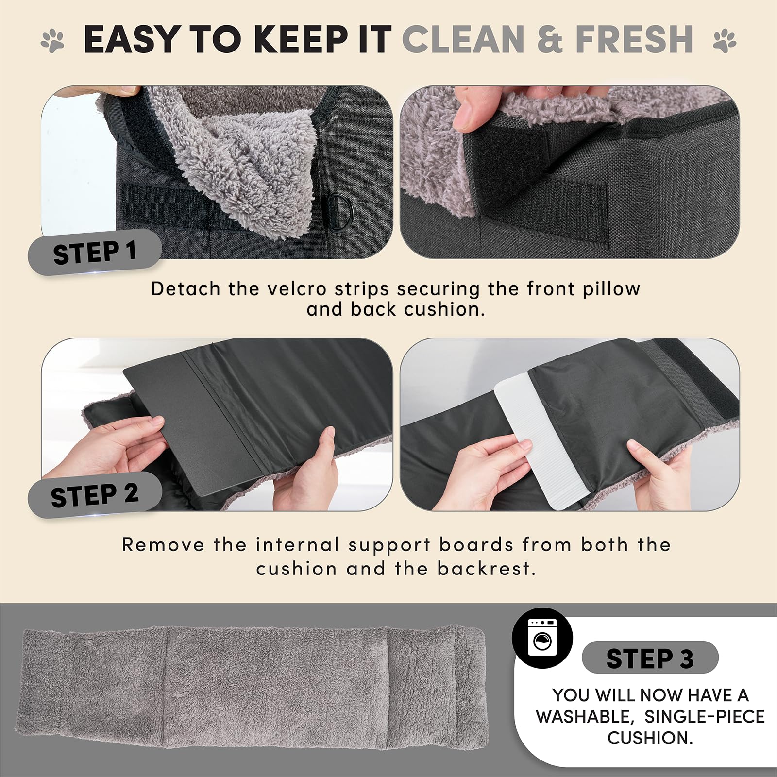 BurgeonNest bottom strap wrapped around console lid preventing seat slip